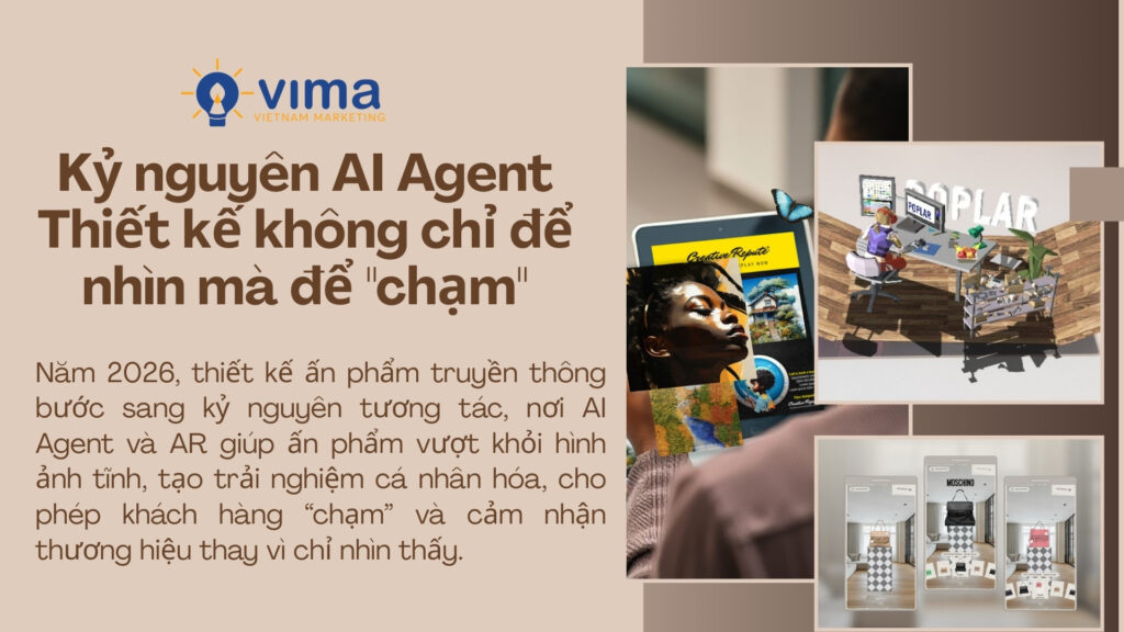 Thiết kế 2026 tập trung trải nghiệm tương tác, cá nhân hóa nhờ AI Agent và AR.