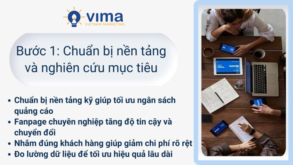 Chuẩn bị Fanpage và dữ liệu kỹ lưỡng giúp quảng cáo hiệu quả và tiết kiệm chi phí.