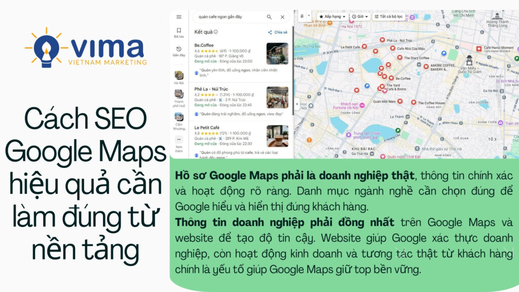 SEO local hiệu quả bắt đầu từ doanh nghiệp thật, thông tin chuẩn và hoạt động thực tế.