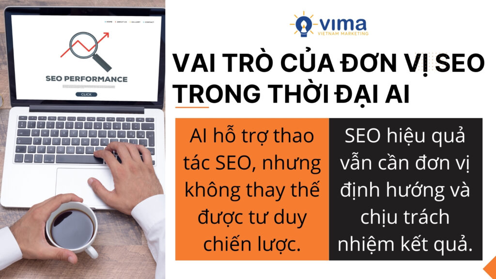 AI hỗ trợ làm SEO nhanh hơn, nhưng chiến lược vẫn cần con người dẫn dắt.