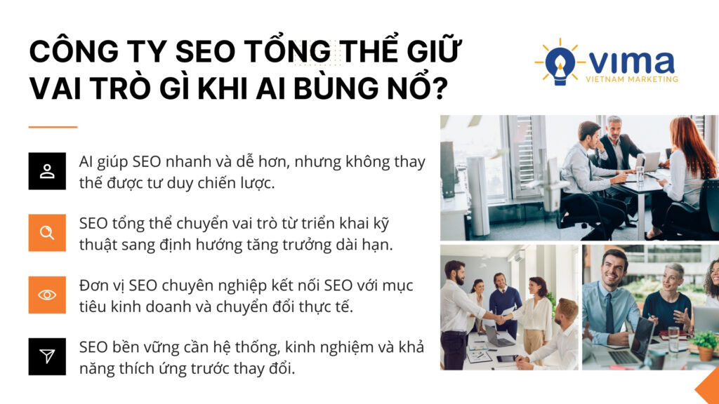 Định hướng chiến lược, kết nối SEO với tăng trưởng dài hạn trong kỷ nguyên AI.