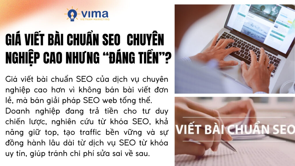 Giá cao hơn nhưng đổi lại là hiệu quả SEO bền vững và ít rủi ro lâu dài.