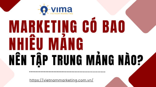 marketing có bao nhiêu mảng