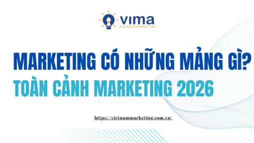 marketing có những mảng gì