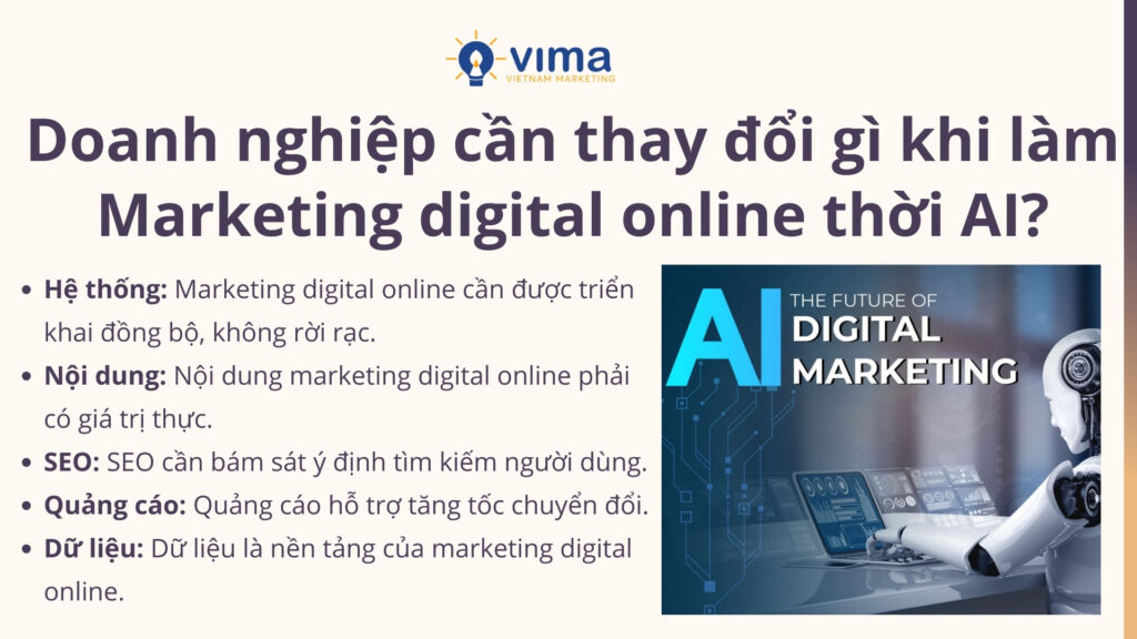Marketing online thời AI cần hệ thống, nội dung lượng và dữ liệu nền tảng.