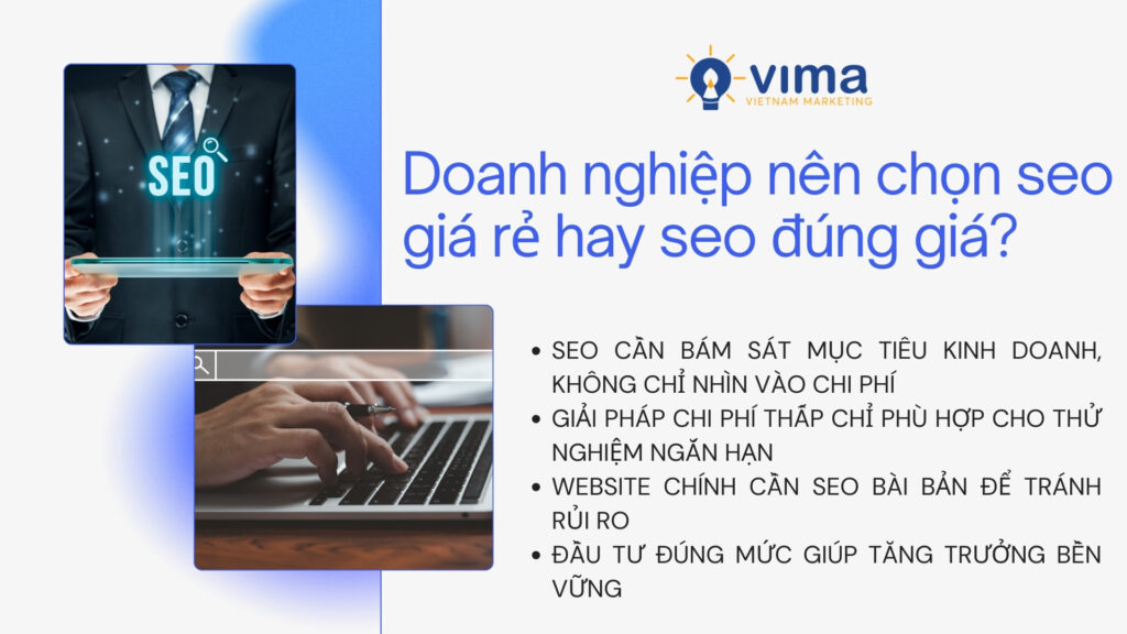 Lựa chọn SEO đúng mục tiêu giúp doanh nghiệp tăng trưởng bền vững lâu dài.