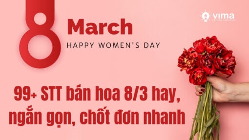 stt bán hoa 8/3