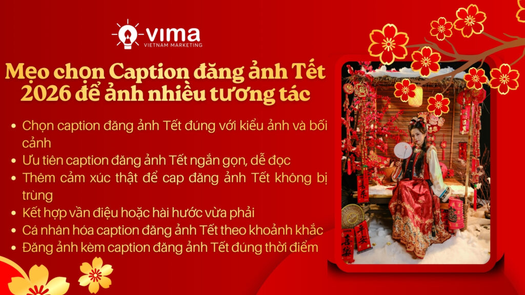 Chọn đúng caption đăng ảnh Tết giúp ảnh nổi bật, chạm cảm xúc và tăng tương tác tự nhiên.