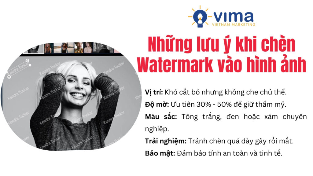 Những lưu ý vàng khi chèn dấu ấn giúp bảo vệ bản quyền mà vẫn giữ trọn thẩm mỹ.