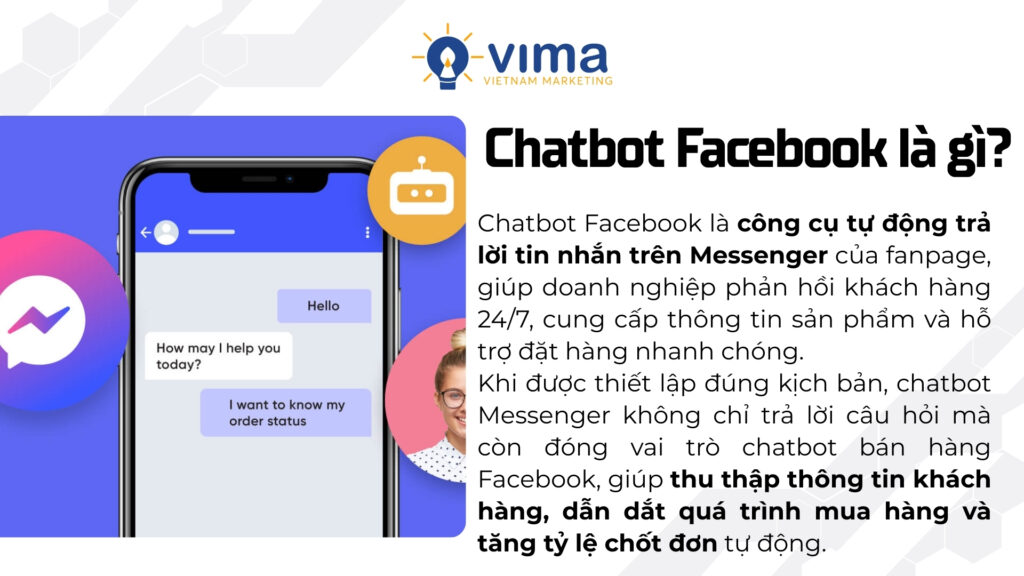 Chatbot Facebook tự động trả lời tin nhắn, hỗ trợ bán hàng và tăng tỷ lệ chốt đơn