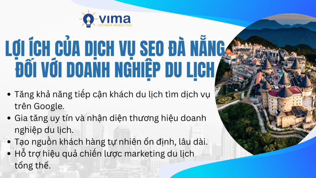 SEO du lịch giúp doanh nghiệp Đà Nẵng tiếp cận khách hàng và tăng lượng đặt dịch vụ