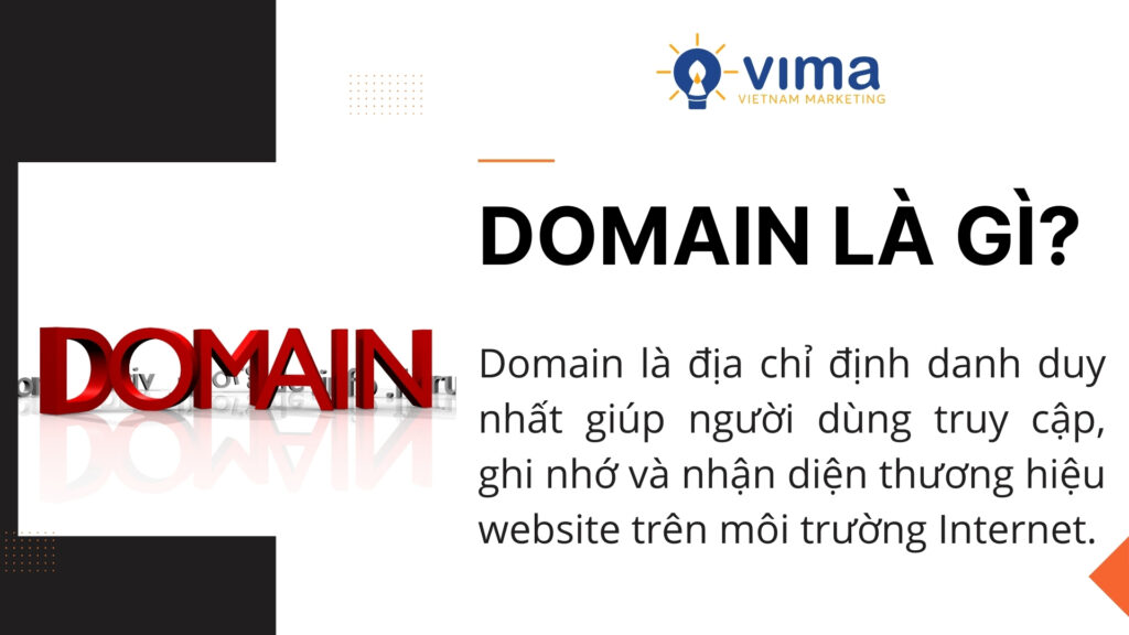 Domain là địa chỉ định danh website trên Internet.