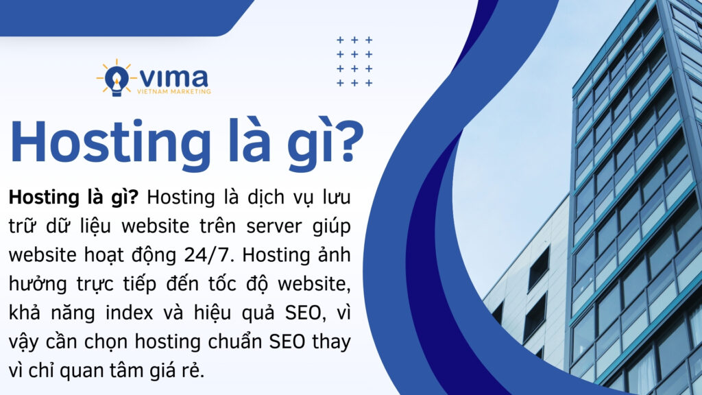 Hosting là nền tảng quyết định hiệu suất website và SEO.