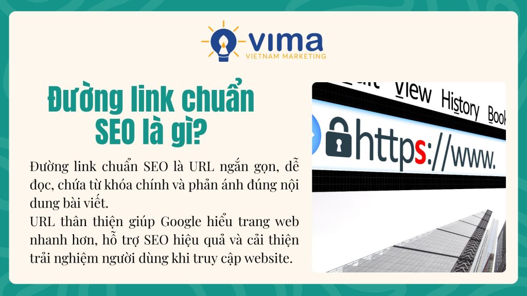 Đường link chuẩn SEO giúp Google hiểu nội dung nhanh hơn và cải thiện trải nghiệm người dùng.