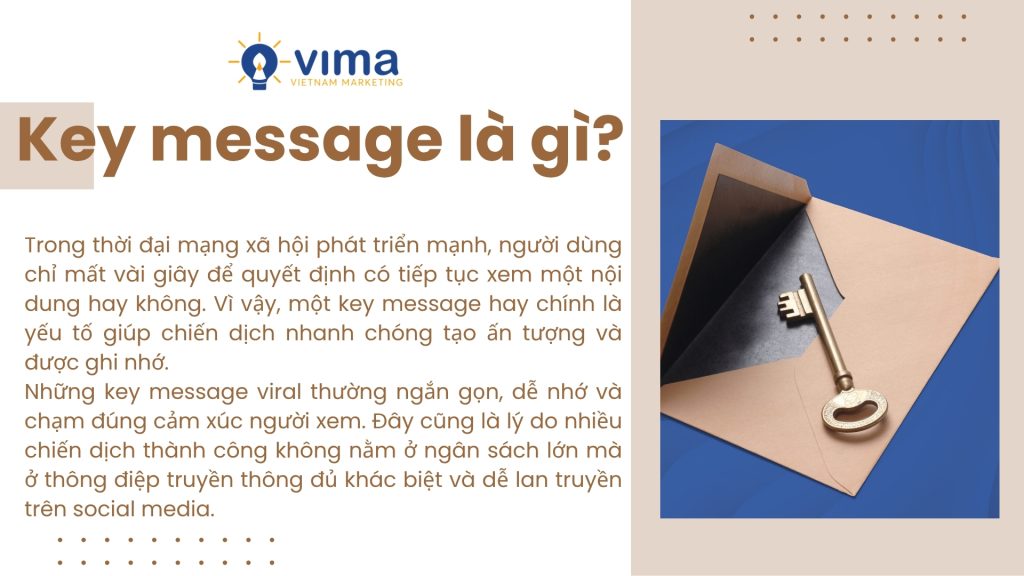 Key message hay giúp chiến dịch chạm cảm xúc, ghi nhớ nhanh và lan truyền mạnh trên mạng xã hội