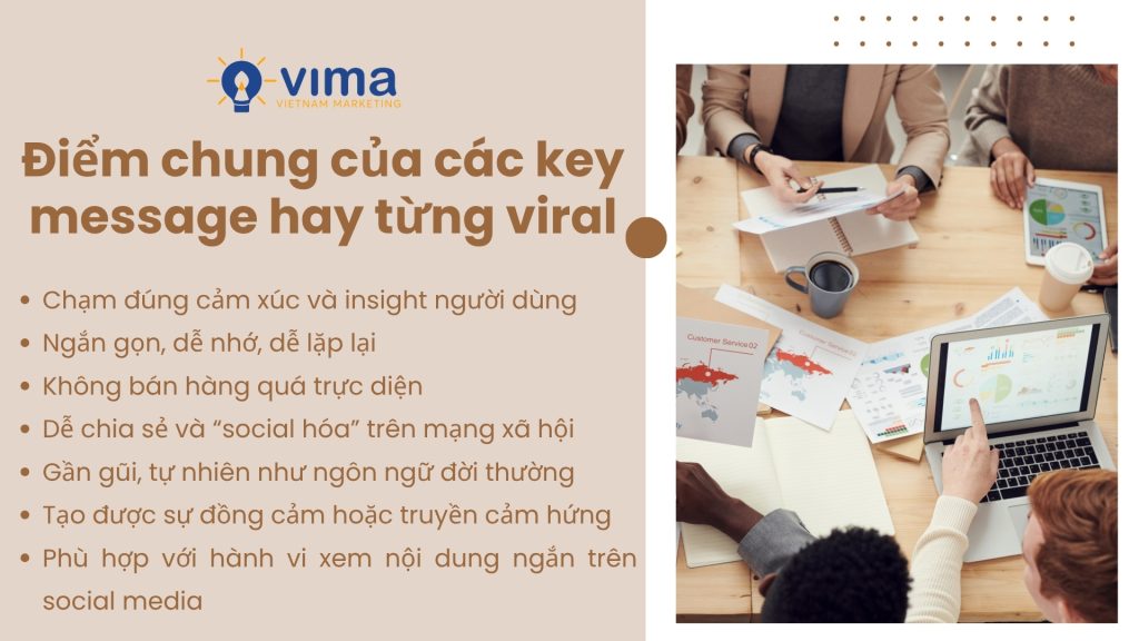 Key message hay thường ngắn gọn, chạm cảm xúc và dễ lan truyền mạnh trên mạng xã hội