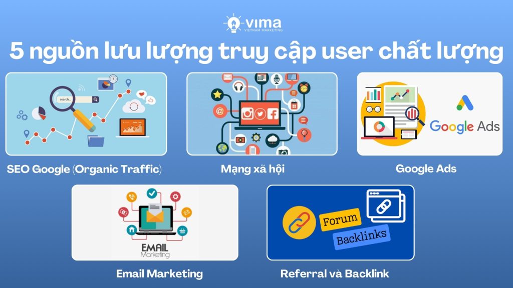 5 nguồn lưu lượng truy cập user chất lượng nhất hiện nay