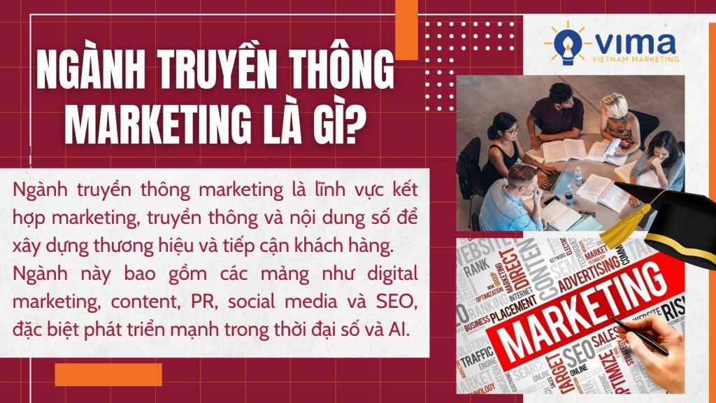 Ngành truyền thông marketing kết hợp marketing và truyền thông để xây dựng thương hiệu