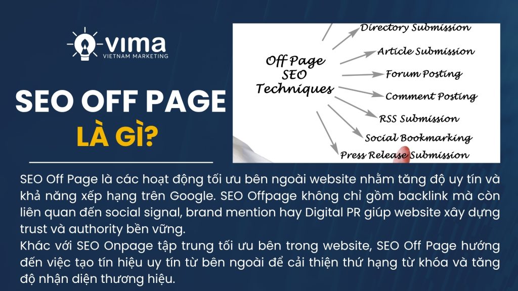 SEO Off Page giúp website tăng uy tín, cải thiện thứ hạng và xây dựng trust với Google