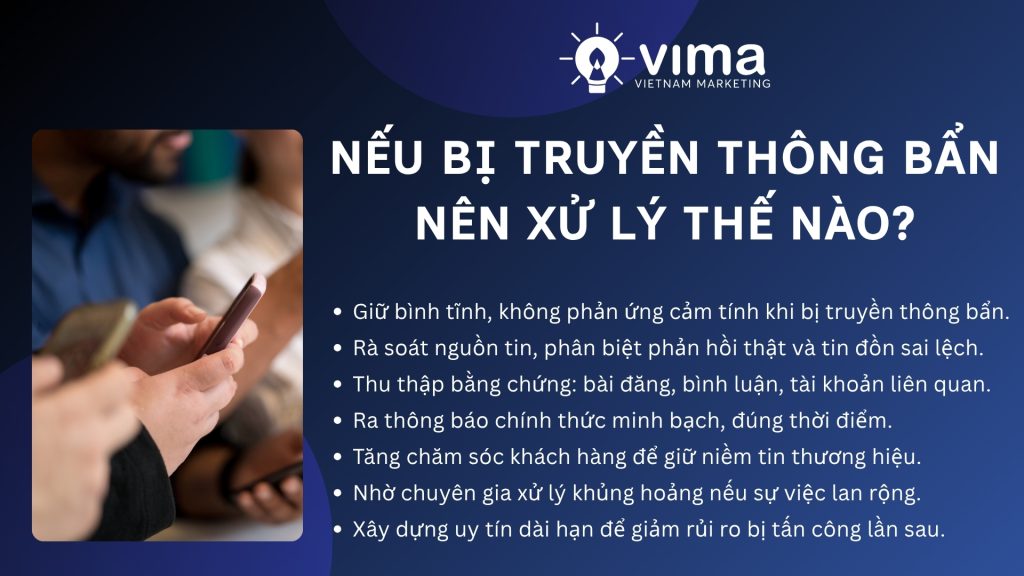 Bị truyền thông bẩn cần bình tĩnh, xác minh tin và phản hồi đúng cách.