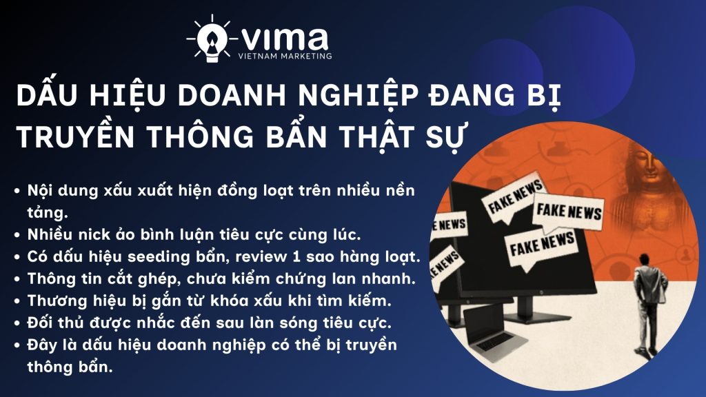 Truyền thông bẩn thường có dấu hiệu lan truyền đồng loạt, có tổ chức, nhiều nick ảo.