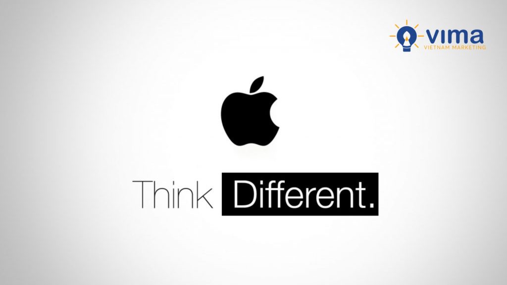Apple phát triển big idea về khác biệt sáng tạo cùng key message dành cho người dám đổi mới