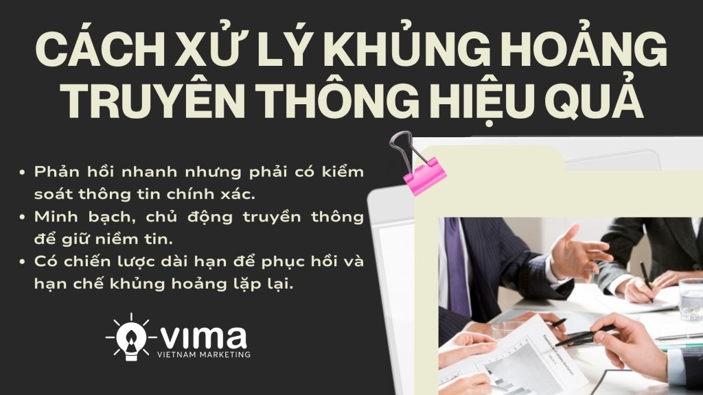 Xử lý khủng hoảng truyền thông cần phản hồi nhanh, minh bạch, có chiến lược dài hạn
