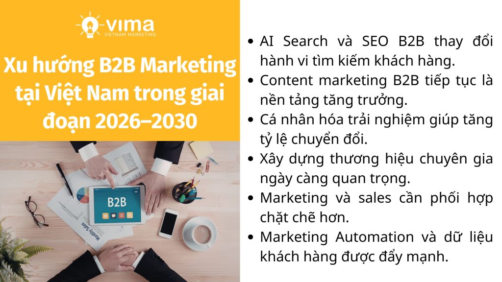AI, dữ liệu và cá nhân hóa đang định hình tương lai B2B Marketing Việt Nam