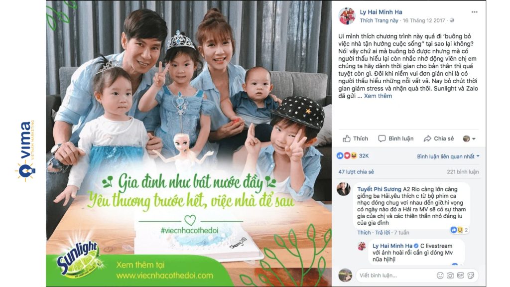 Sunlight – Chia sẻ việc nhà, sẻ chia yêu thương thúc đẩy bình đẳng trong gia đình
