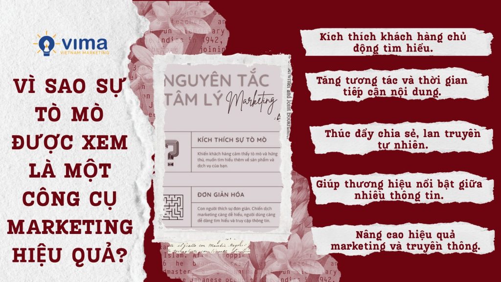 Sự tò mò giúp thương hiệu thu hút chú ý, tăng tương tác và lan truyền tự nhiên