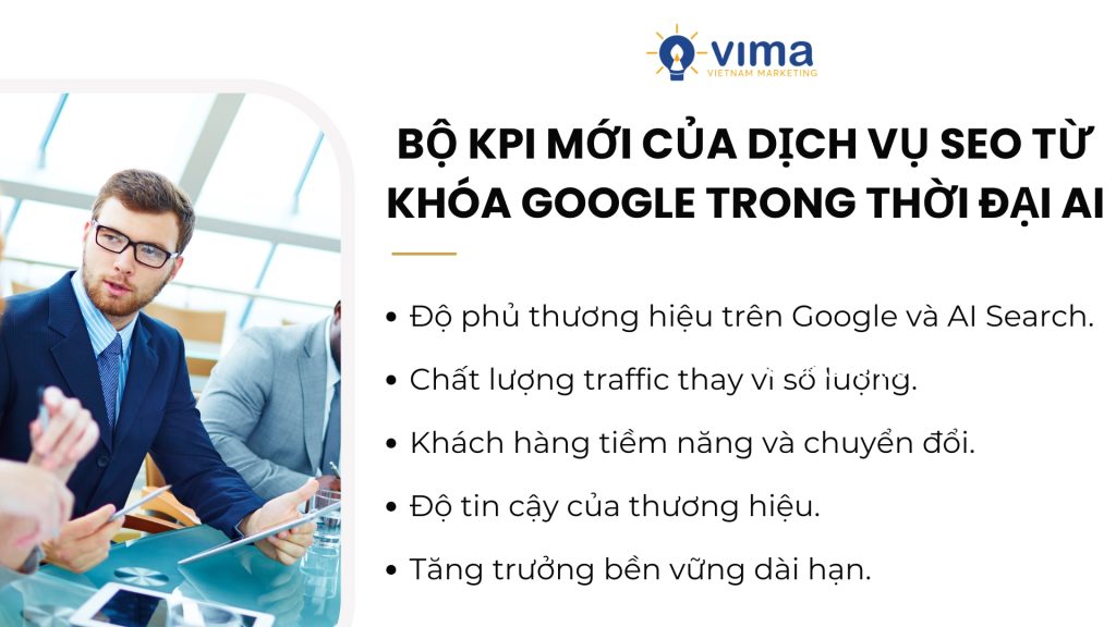 dịch vụ seo từ khóa google thời đại AI được đánh giá bằng khả năng tạo chuyển đổi, xây dựng thương hiệu và tăng trưởng bền vững